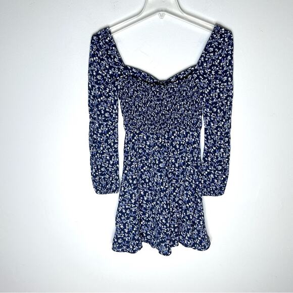 Reformation Sz 0 Mochi Dress in Twilight Floral Blue - Picture 5 of 8